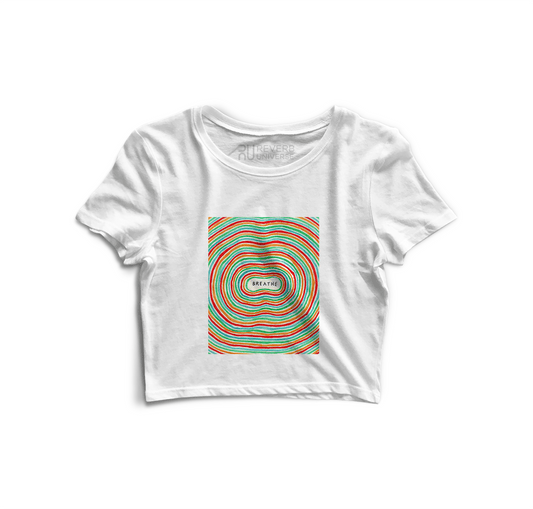 Breathe Graphic Crop Top