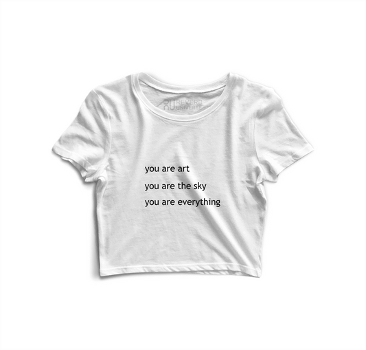 You Are Everything Graphic Crop Top