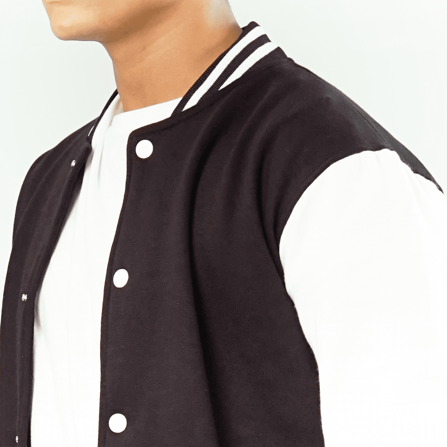 Black Unisex Varsity Jacket