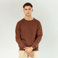 Basic Dark Brown Sweatshirt