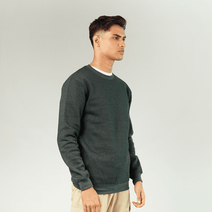 Basic Charcoal Grey Sweatshirt