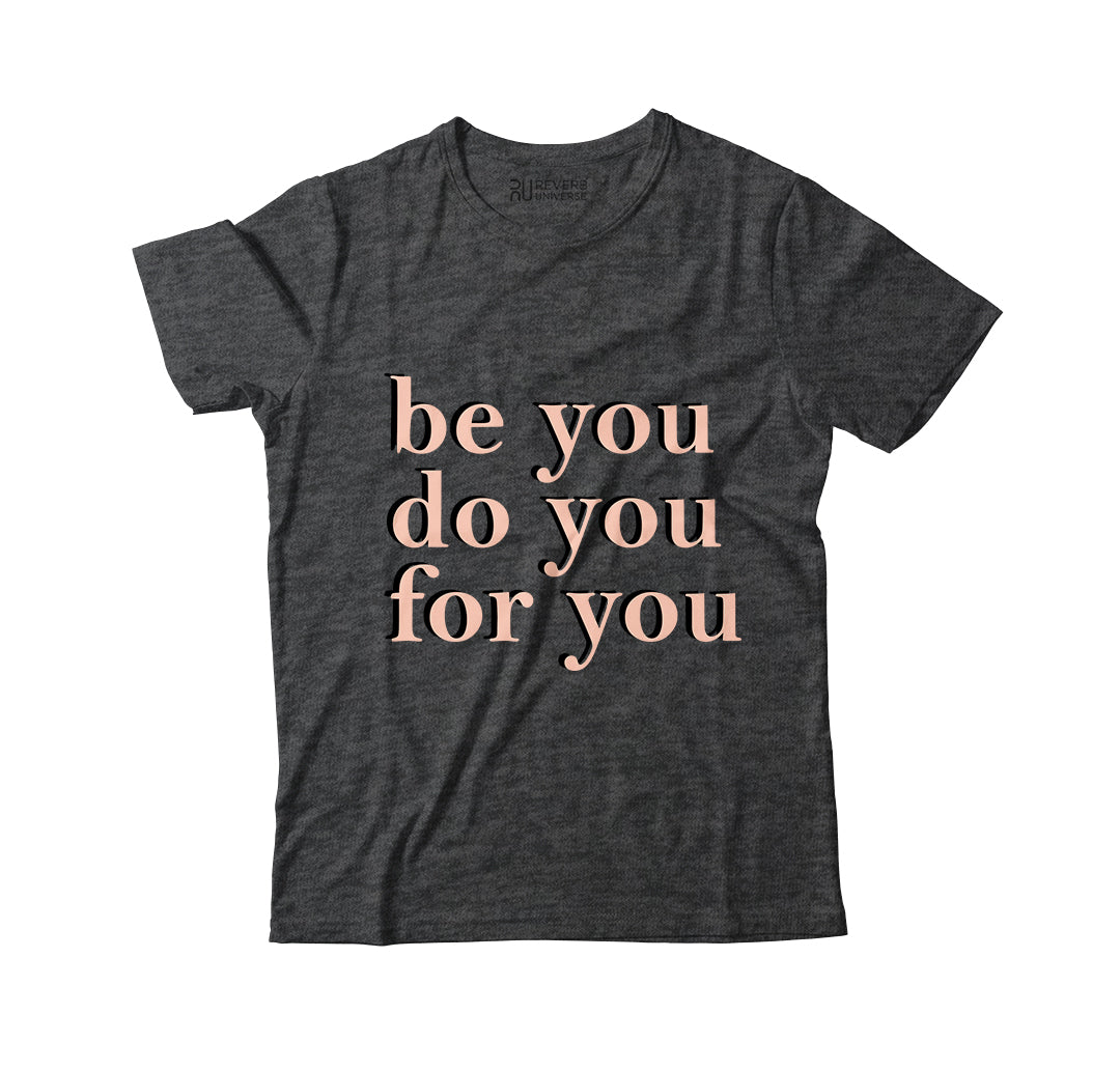 Be You Graphic Charcoal Grey Ltd Tee