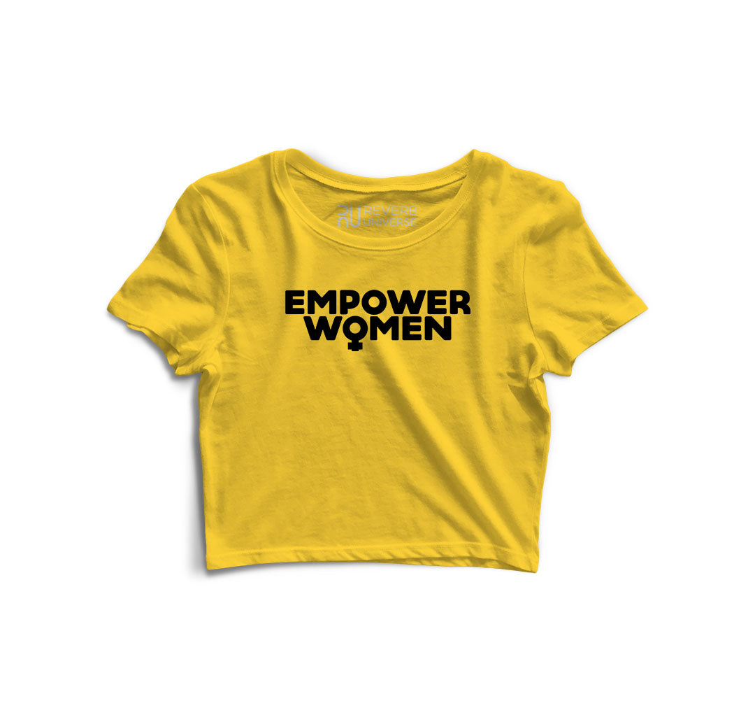 Empower Women Graphic Crop Top