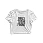 Girls to the Front Women Graphic Crop Top
