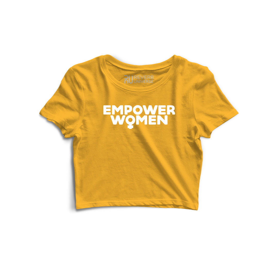 Empower Women Graphic Crop Top