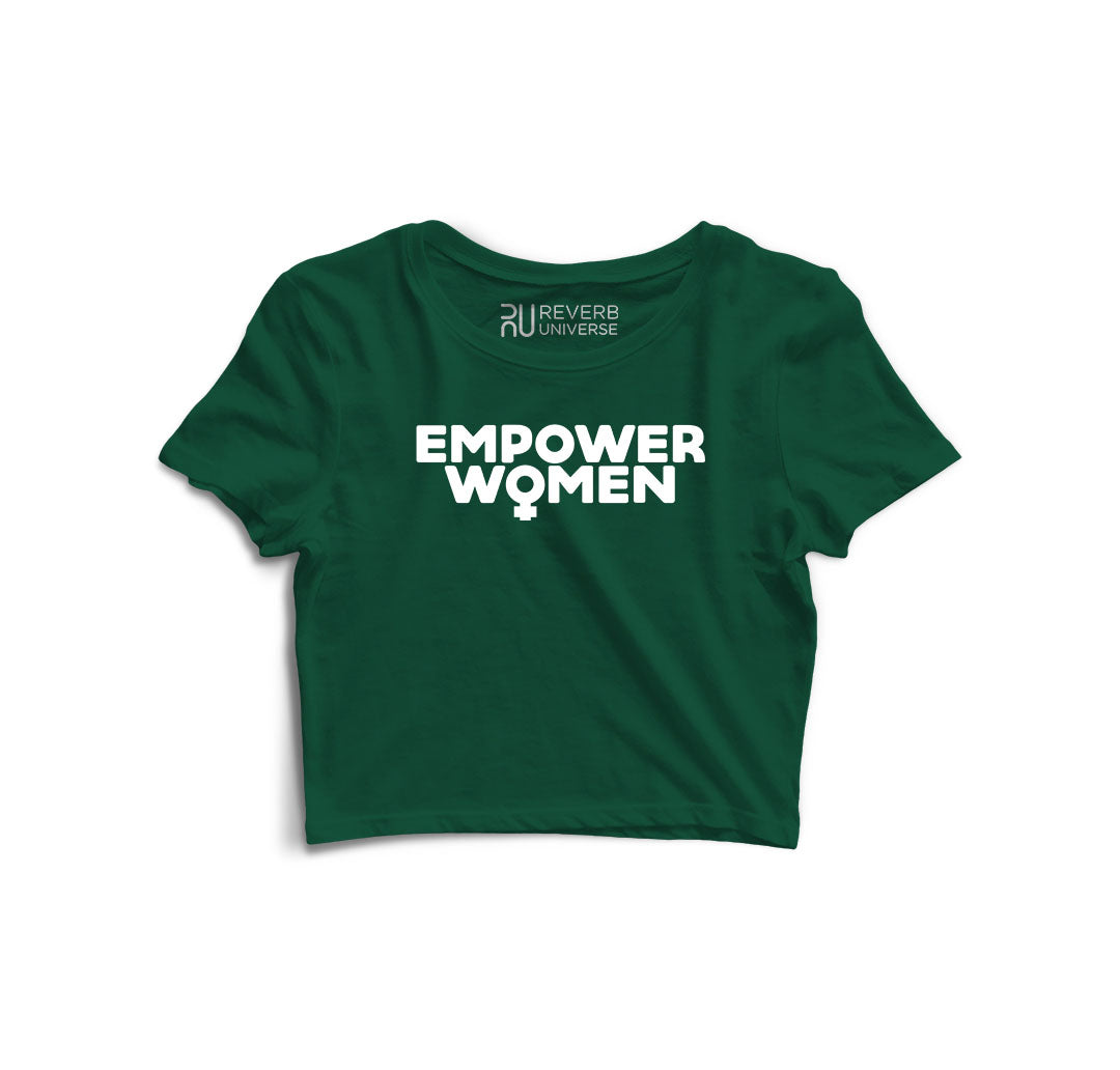 Empower Women Graphic Crop Top