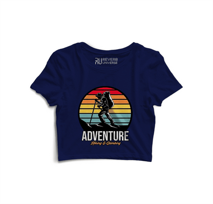 Adventure Graphic Crop Top