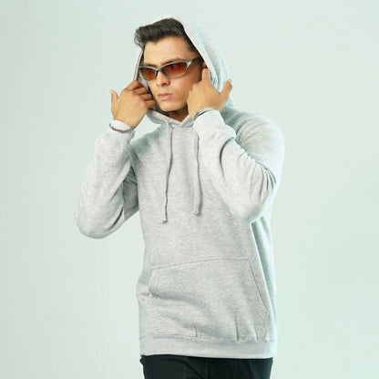 Basic Heather Grey Hoodie