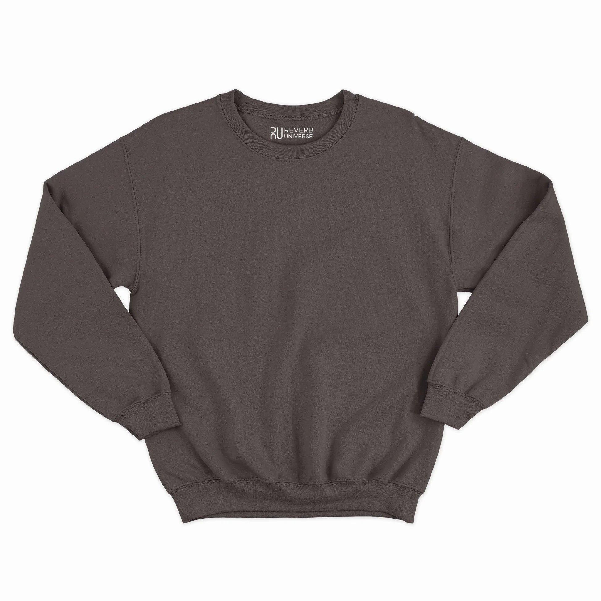Men's Basic Dark Brown Sweatshirt