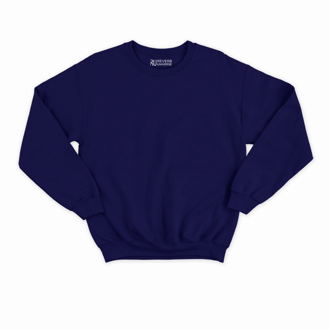 Women's Basic Navy Blue Sweatshirt