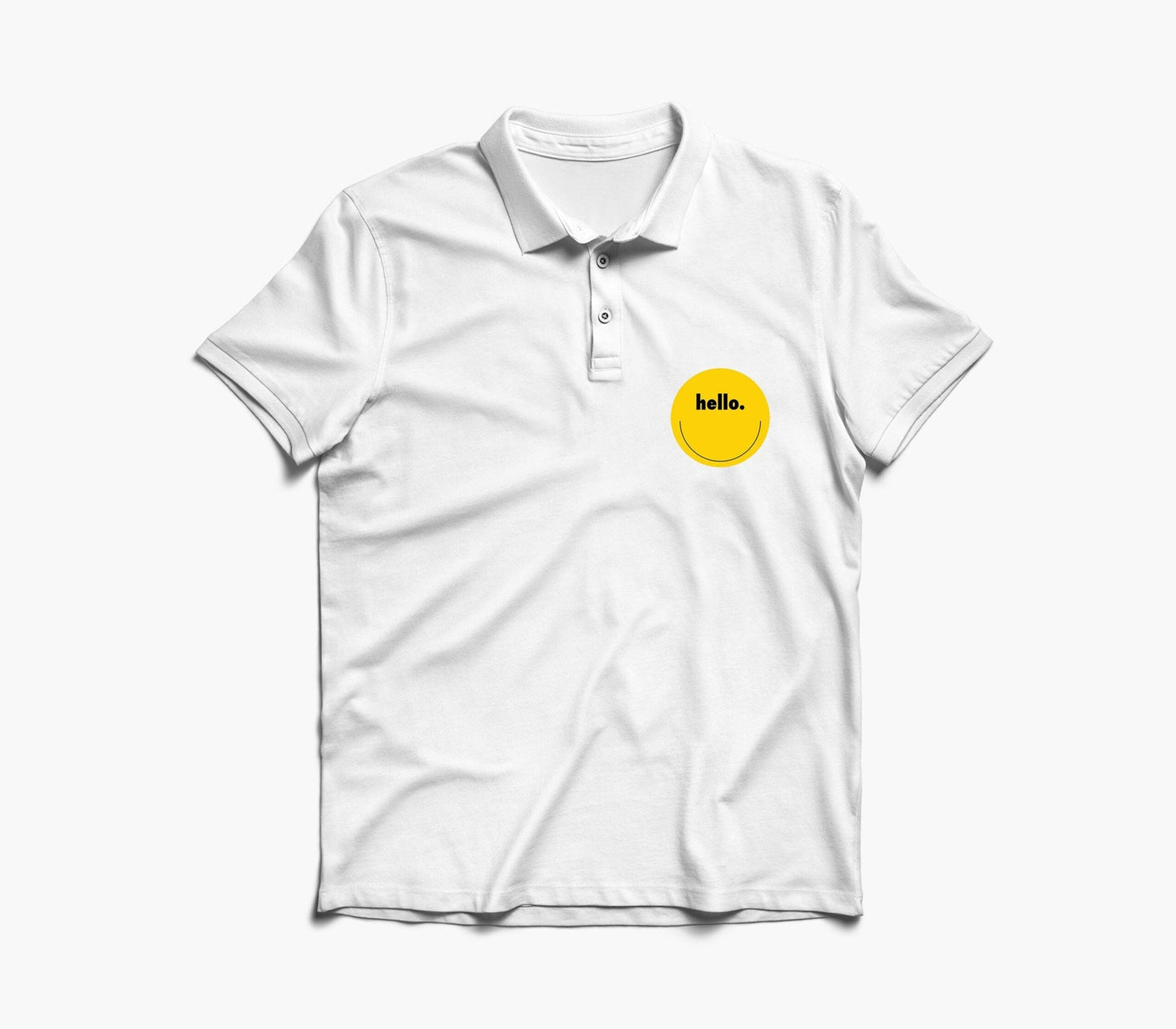 Hello Graphic Polo Shirt