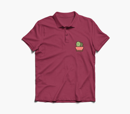 Cactus Graphic Polo Shirt