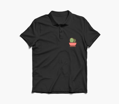 Cactus Graphic Polo Shirt