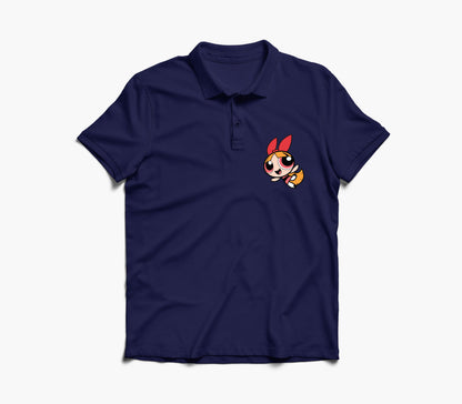 Blossom Graphic Polo Shirt