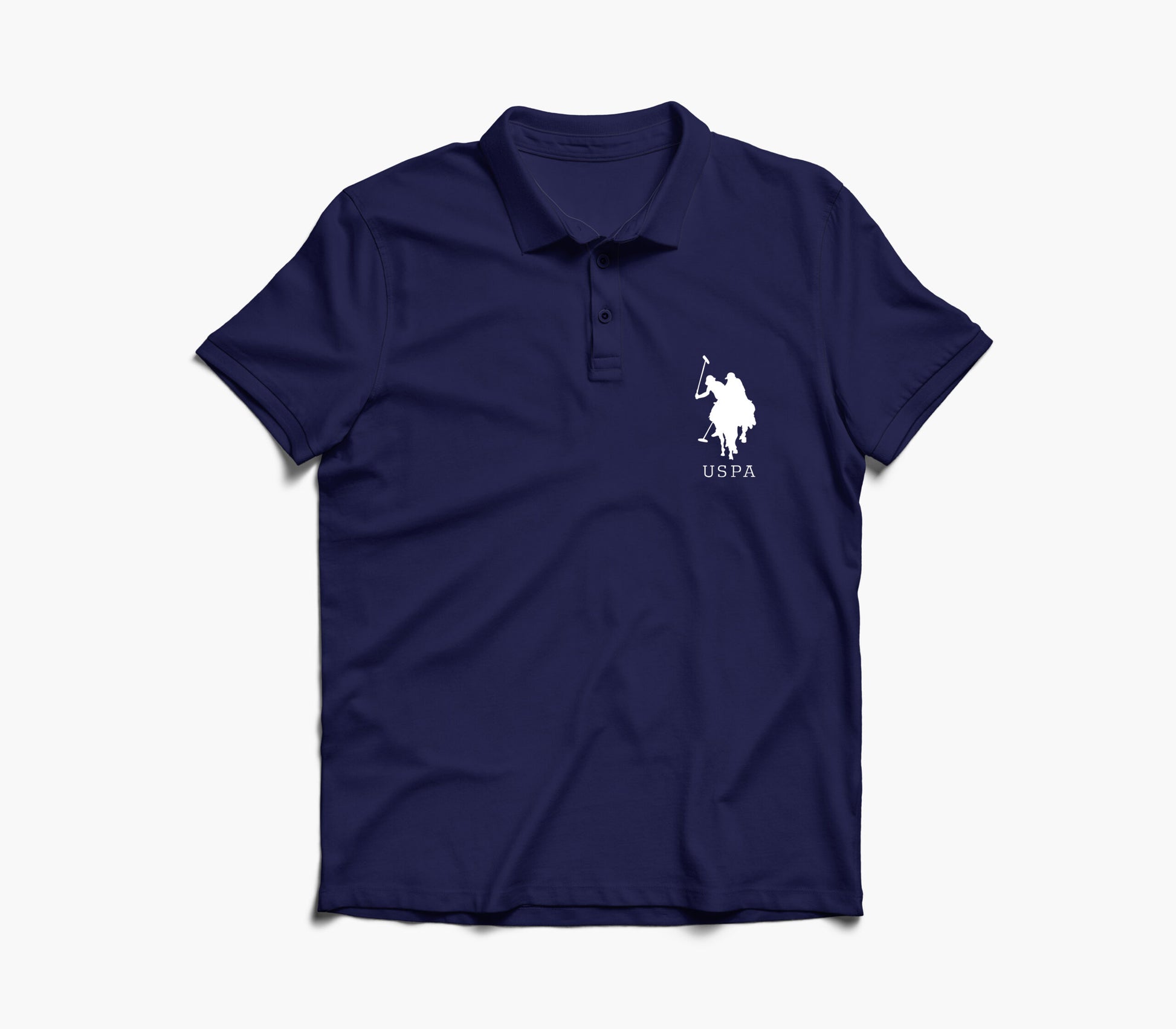 Golf Club Patch Graphic Polo Shirt