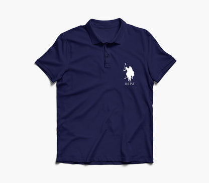 Golf Club Patch Graphic Polo Shirt
