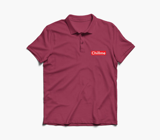 Chillme Graphic Polo Shirt