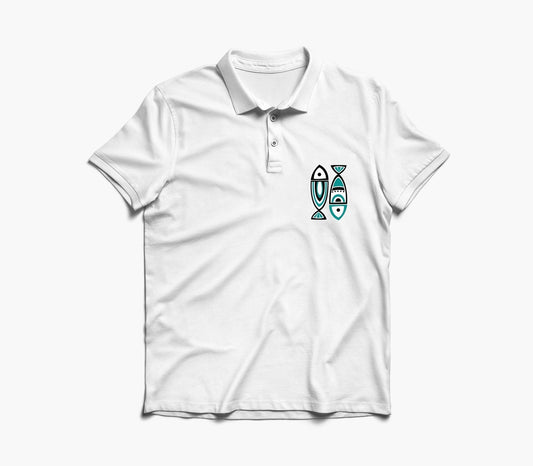 Fish Graphic Polo Shirt