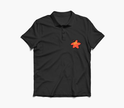 Autumn Leaf Graphic Polo Shirt