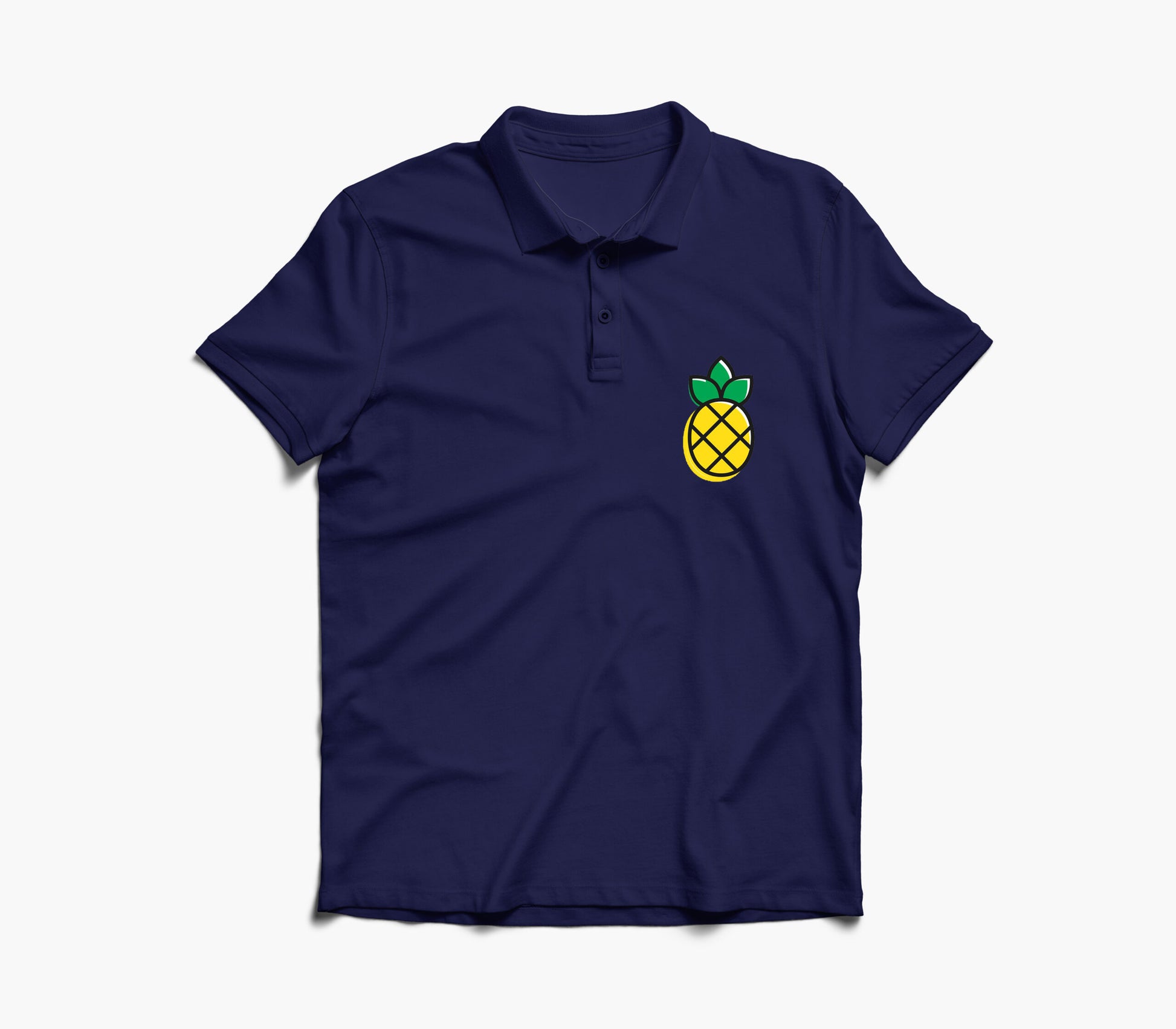 Pineapple Graphic Polo Shirt