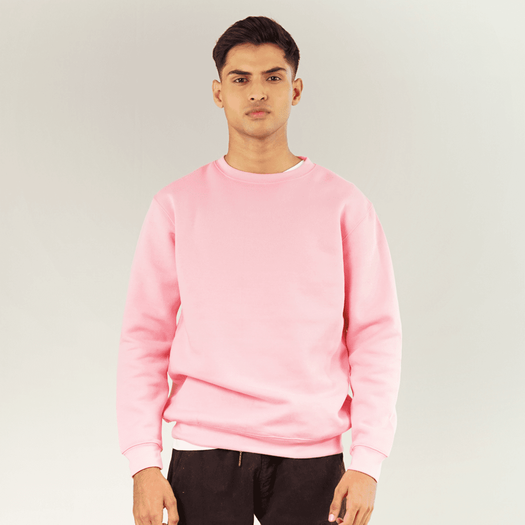 Basic Baby Pink Sweatshirt