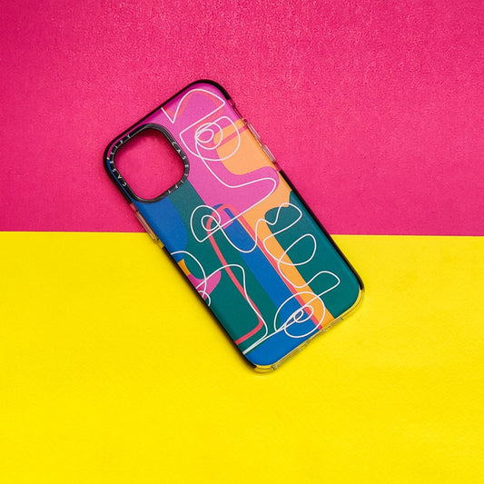 Art Colored Lines iPhone Cover