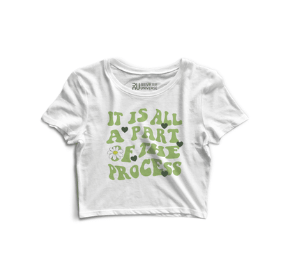 Part of The Progress Graphic Crop Top