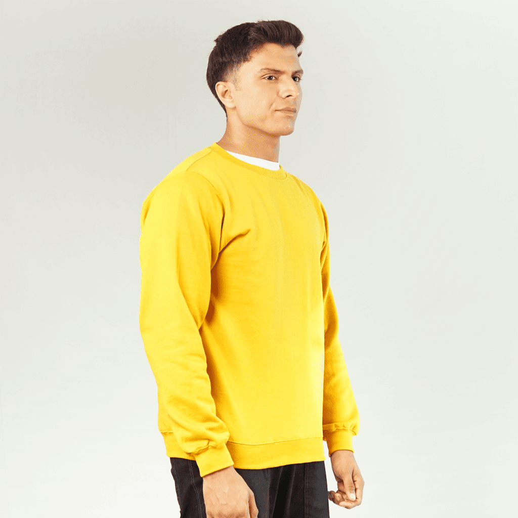 Basic Yellow Sweatshirt