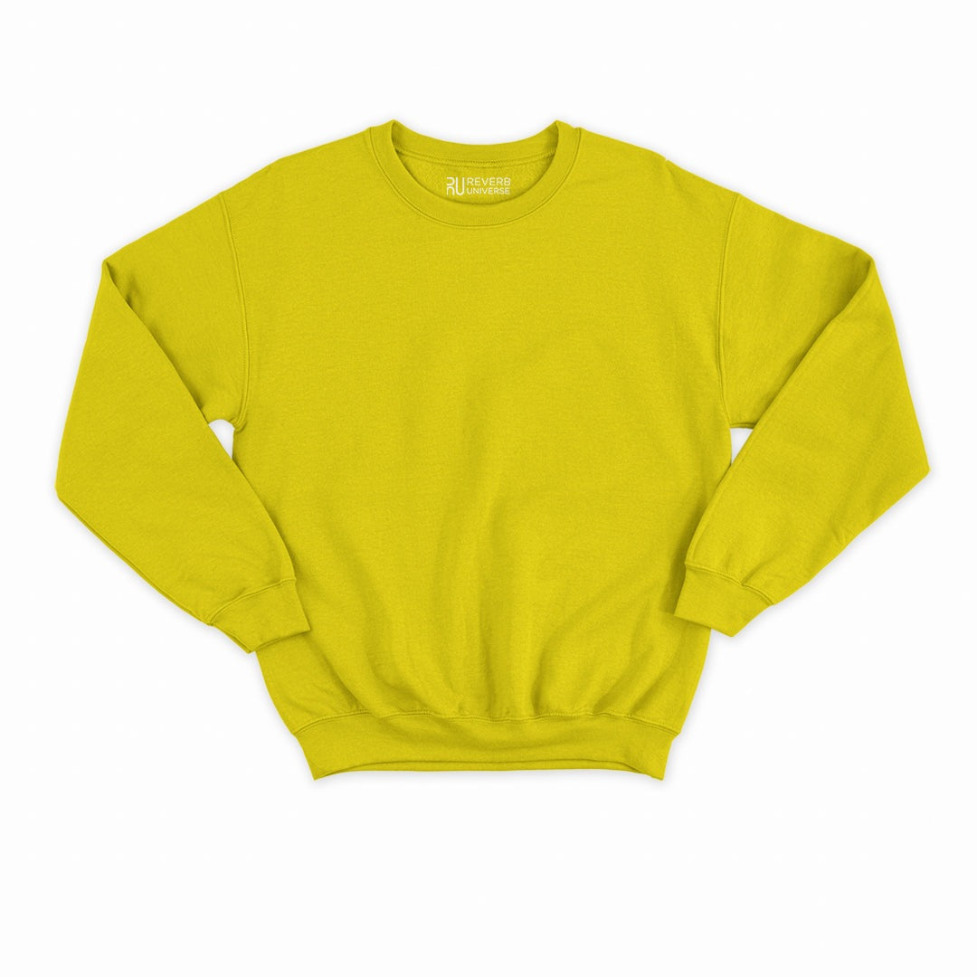 Women's Basic Yellow Sweatshirt