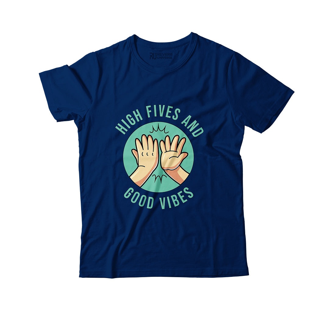 High Fives And Good Vibes Graphic Tee
